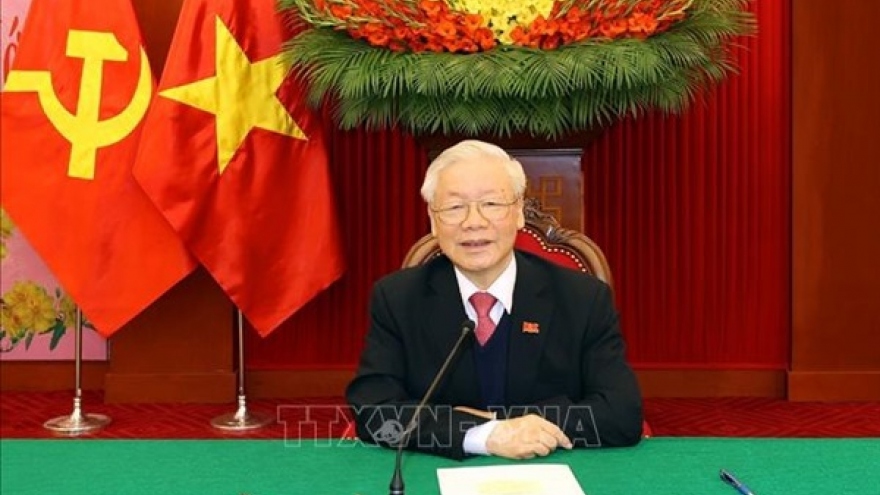 Vietnamese, Lao Party chiefs hold phone talks